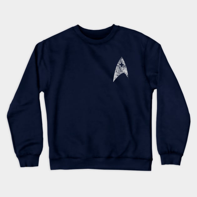 Medical emblem of the star trek Crewneck Sweatshirt by happyantsstudio